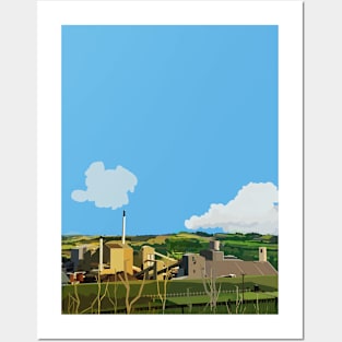 Industrial landscape Posters and Art